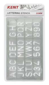 Kent: Kent Lettering Stencil 20mm