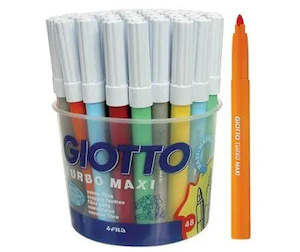 Giotto Turbo Giant Markers Class Pack of 36