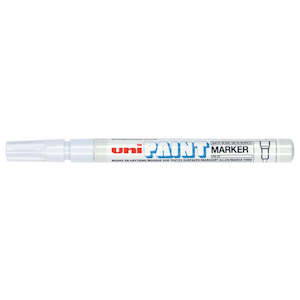 Uni Ball: Uni Paint Marker 1.2mm Bullet Tip White PX-21