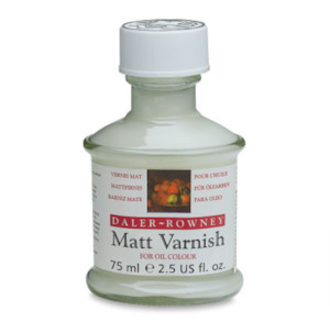 Oil Colour: Daler Rowney 75ml Matte Varnish