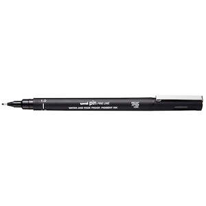Uni Pin Permanent 1.0mm Black Fineliner