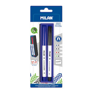 Milan Magnetic Whiteboard Eraser With Markers Set Of 4