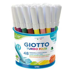 Sale: Giotto Turbo Maxi Markers Assorted Pot of 48