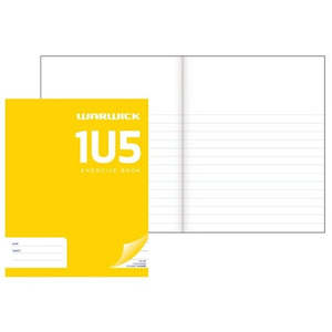 Back To School: Warwick Exercise Book 1u5 12mm 1/3 Unruled 2/3 Ruled 32 Leaf 255 X 205m