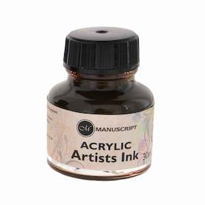 Manuscript: Manuscript Acrylic-Based Artists Ink 30ml