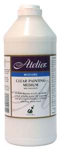 Atelier Clear Painting Medium 1 Litre