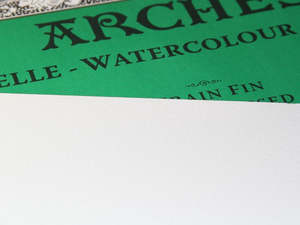 Arches Watercolour Bright White 56x76cm 300gsm Paper Pack of 10 Sheets