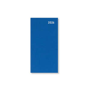 Letts of London Diary Principal Slim Week to View English Blue 2026