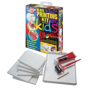 Printmaking Screen Printing Block Printing: Essdee Block Printing Kit For Kids