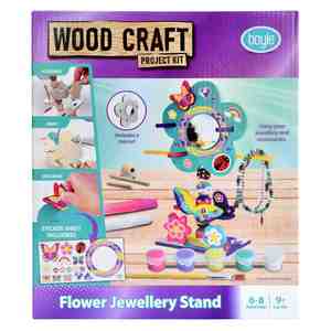 Boyle Flower Jewellery Stand Wood Craft Project Kit