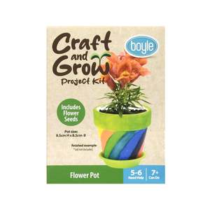 Kids Art Craft Learning: Boyle Craft & Grow Project Flower Pot