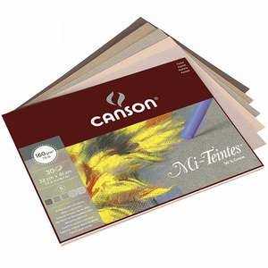 Canson: Canson Mi-Teintes 32X41cm 160gsm Greys 30 Sheet Pad