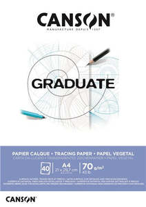 Canson Graduate Tracing 70gsm 40 Sheet Pads