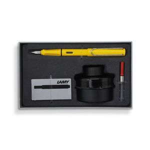 Lamy E193 Yellow Fountain Pen Gift Set