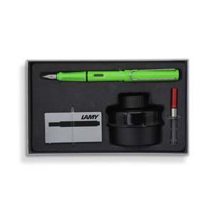 Lamy E193 Green Fountain Pen Gift Set