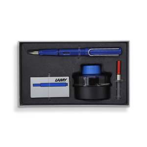 Lamy E193 Blue Fountain Pen Gift Set