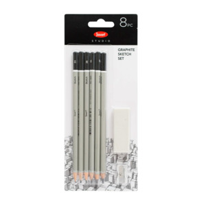 Jasart Graphite Sketching Set Of 8