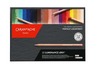 Caran D'ache Luminance 6901 Colouring Pencil Portrait Set of 20