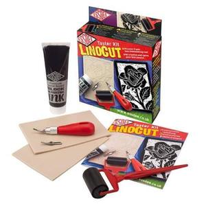 Printmaking Screen Printing Block Printing: Essdee Linocut Taster Kit