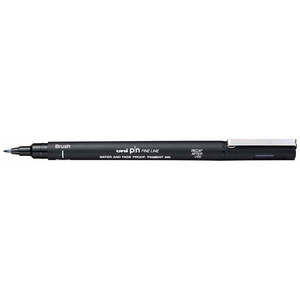 Uni Pin Permanent Brush Black Fineliner