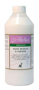 Atelier Matte Medium & Varnish 1 Litre