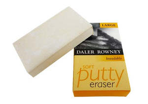 Drawing Sketching And Calligraphy: Daler Rowney Soft Putty Erasers