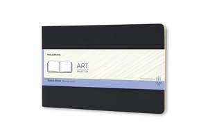 Moleskine Art Cahier Large Black Sketch Album