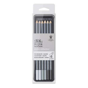 Winsor & Newton Studio Charcoal Pencils Set Of 6