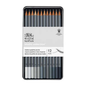 Winsor & Newton Studio Graphic Pencils Set of 12