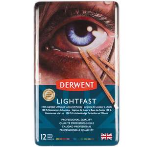 Derwent Lightfast Pencils Tin of 12