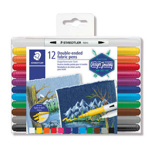 Staedtler Double-ended Fabric Pen Set of 12