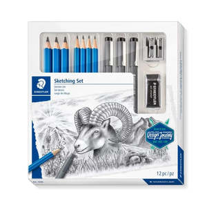 staedtler design journey set mixed sketching set 12
