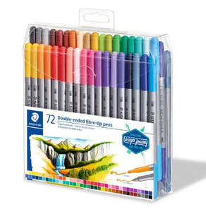 staedtler design journey double-ended pen double-ended pen set 72