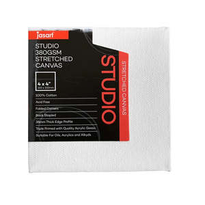 Display Surface Supplies: Jasart Studio 3/4 Inch Thin Edge Canvases Pack of 8