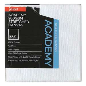 Display Surface Supplies: Jasart Academy 3/4 Inch Thin Edge Canvases Pack of 8