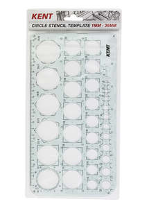 Paper Craft Stamping: Kent Circle Stencil Template