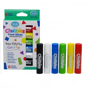 Kids Art Craft Learning: Boyle Chubbies Paint Sticks Set Of 6