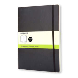 Moleskine Xtra Large Plain Soft Cover Notebooks