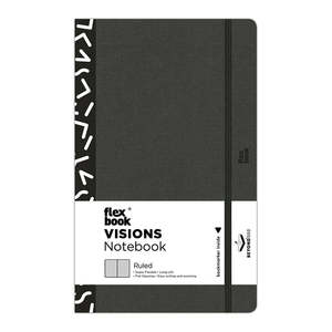 Journals Sketch And Notebooks: Flexbook Visions Notebook Ruled Black/white
