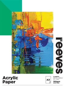 Reeves: Reeves Acrylic 360gsm 12 Sheet Pads