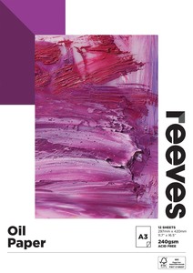 Reeves: Reeves Oil 240gsm 12 Sheet Pads