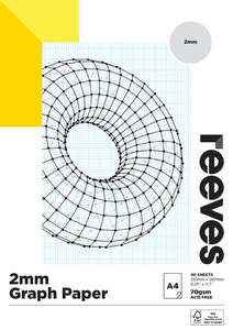 Reeves: Reeves Graph 2mm 70gsm 40 Sheet Pads