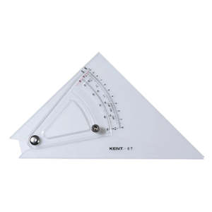 Kent Adjustable Set Square 8T 200mm