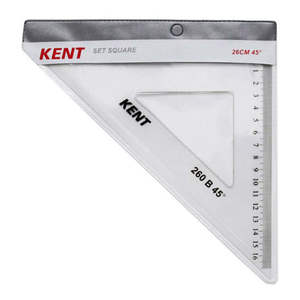 Kent: Kent 45 Degrees Set Square 260mm