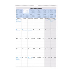 Debden Calendar Wiro 577X394MM Month to View 2026