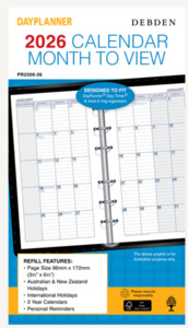 Clearance: Debden Dayplanner Personal Month to View Refill 2026