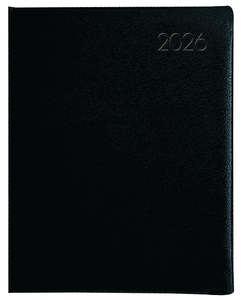 Collins BD1081 Business Diary Day to Page Black Even Year