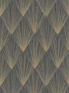 Metropolitan Stories: Metalic Moments Wallpaper  - Metallic/Black