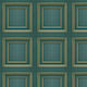 Amara Wood Panel Wallpaper - Green/Gold Discontinuing
