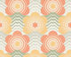 Retro Elegance Wallpaper - Orange
